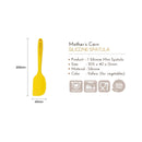 [2-Pack] Mother's Corn Silicone Mini Spatula Yellow