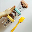 [2-Pack] Mother's Corn Silicone Mini Spatula Yellow