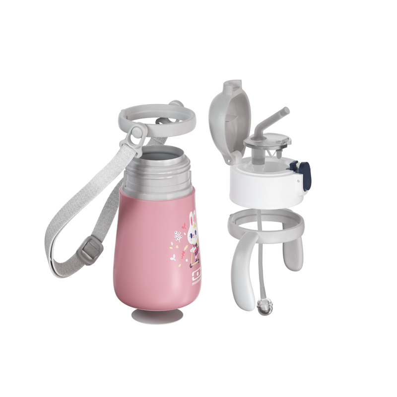 Monbento MB Stram Insulated Kid's Bottle - Graphic Bunny