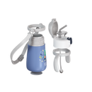 Monbento MB Stram Insulated Kid's Bottle - Graphic Dino