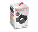 TravelMall 3D Inflatable Neck Pillow (Black)