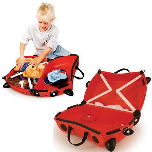 Trunki Luggage - Harley Ladybug Red  (With 5 years Warranty)