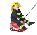 Trunki Luggage - Frank Fire Truck (With 5 years Warranty)