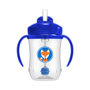 [Bundle Of 2] Dr Brown's 9 oz/270 ml Baby's First Straw Cup W/Handles - Blue (6m+)