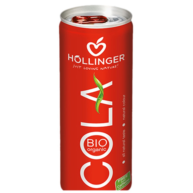 [12-Pack] Hollinger Organic Cola, 250ml [Exp:10/25]