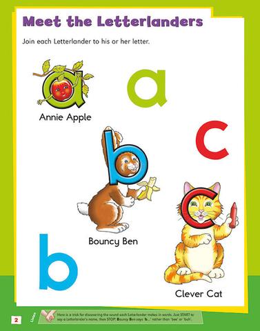 Letterland My First Reading Activity Book
