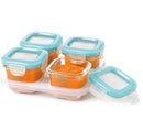 OXO TOT Glass Baby Blocks 4oz - Teal