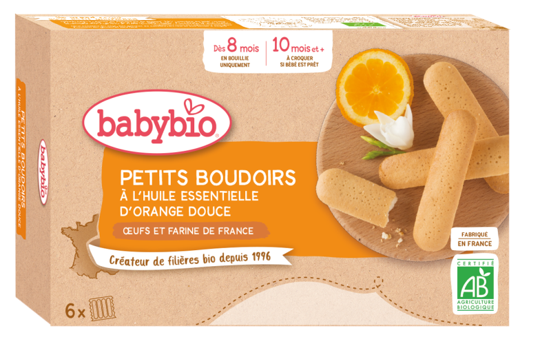 [3-Pack] Babybio Organic Teething Biscuits (6 x 4), 120 g