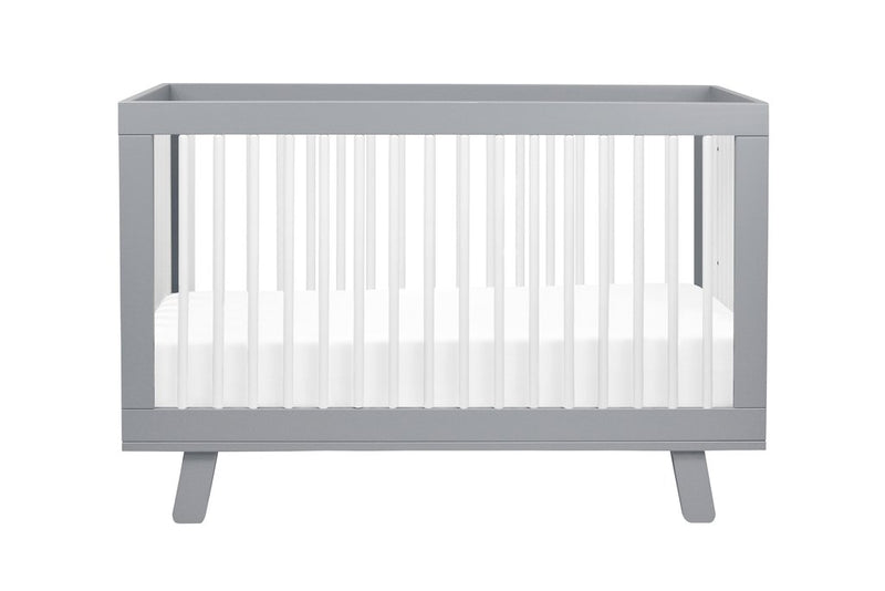 [1 Yr Local Warranty - Assembly Included] Babyletto Hudson 3-in-1 Convertible Crib - Grey