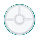 OXO Tot Stick & Stay Suction Divided Plate - Teal