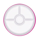 OXO Tot Stick & Stay Suction Divided Plate - Pink