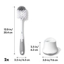 OXO TOT Cleaning Brush Bundle Set - Grey