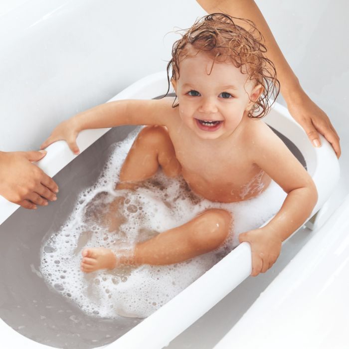 OXO Tot Splash & Store Bath - White/Grey