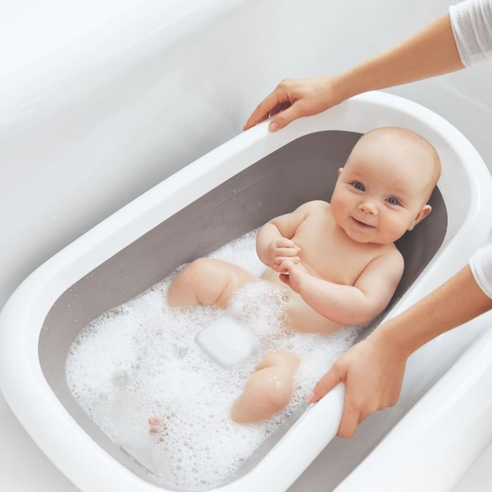 OXO Tot Splash & Store Bath - White/Grey