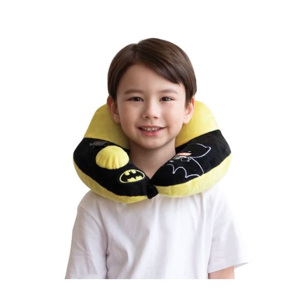 TravelMall Kid’s New Justice League 3D Inflatable Pump Pillow - Batman