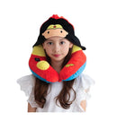 TravelMall Kid’s Justice League 3D Foldable Hood With Patented Pump Pillow - Wonder Woman