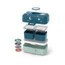 Monbento MB Tresor Kid's Bento Box - Graphic Cosmic Blue