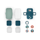Monbento MB Tresor Kid's Bento Box - Graphic Cosmic Blue