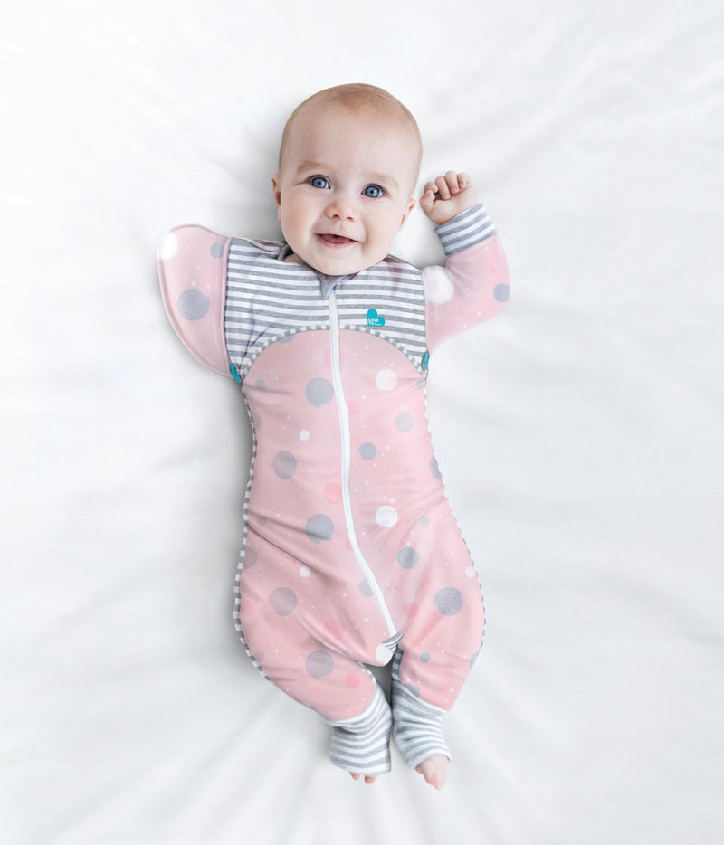 Love To Dream Swaddle UP 50/50 0.2 Tog Transition Suit - Pink