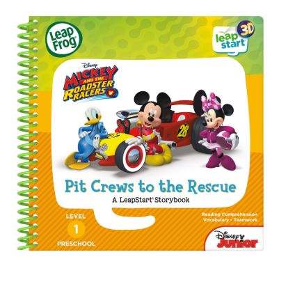 LeapFrog LeapStart 3D Book - Mickey and The Roadster Pit Crews To The Rescue