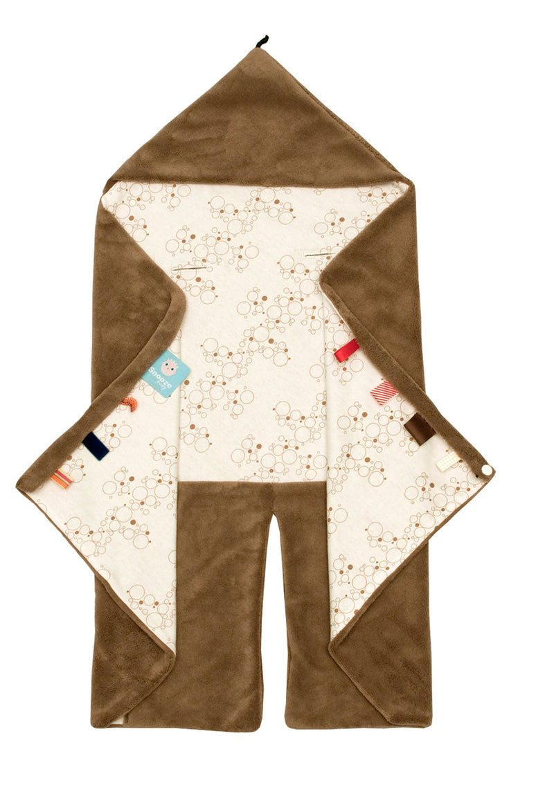 Snoozebaby Trendy Wrapping Wrap Blanket - Camel Bubbles