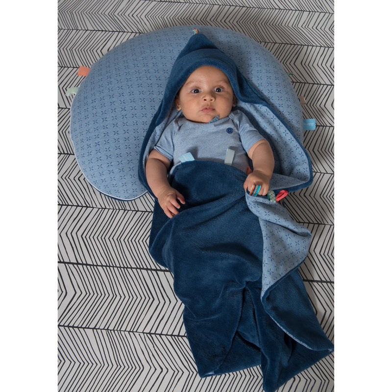 Snoozebaby Trendy Wrapping Wrap Blanket - Indigo Blue