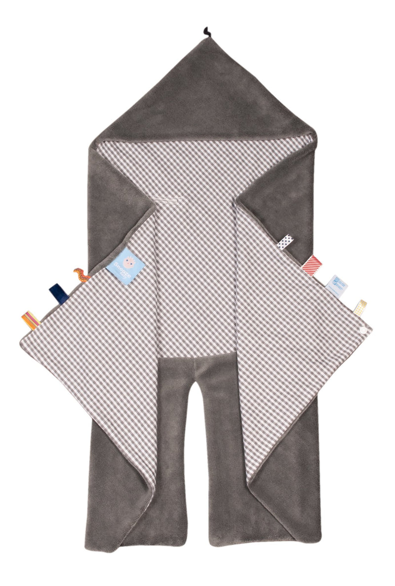 Snoozebaby Trendy Wrapping Wrap Blanket - Hippo Grey (Organic Cotton)