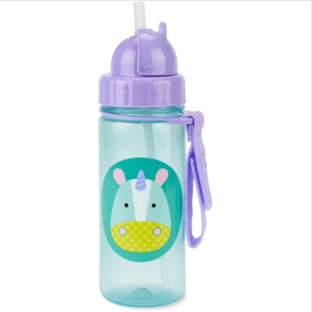 Skip Hop Zoo PP Straw Bottle - Unicorn