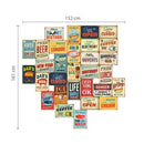 Walplus Vintage Metal Sign 32cm x 22cm x 2cm