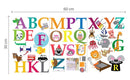 Walplus Zoo Alphabet Wall Decals 30x60cm