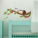 Walplus Sleeping Monkey & Branch 28cm x 70cm