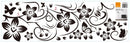 Walplus Butterflies Vine (Black) Wall Decals 30x90cm 2pcs