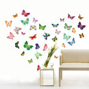 Walplus 34 Colorful Butterflies Wall Decals 30x60cm