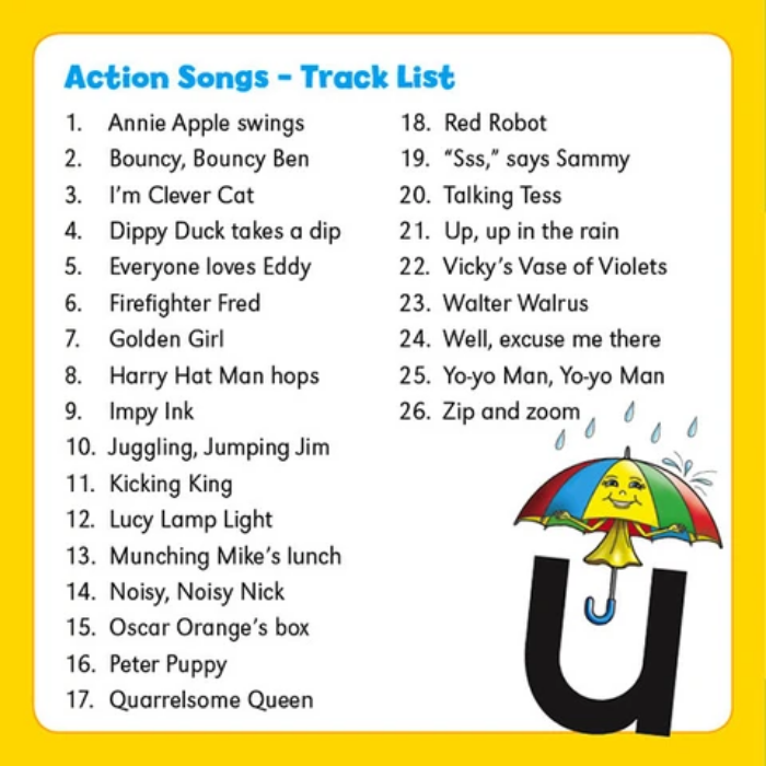 Letterland CD: Action Songs