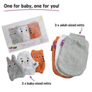 Tidy Tot Bamboo Wash Mitts