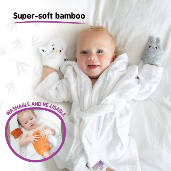 Tidy Tot Bamboo Wash Mitts