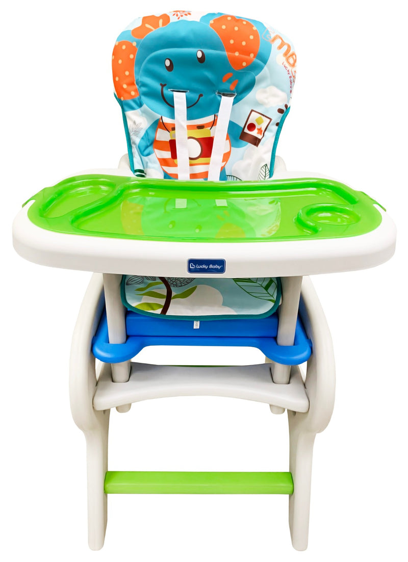 Lucky Baby Hoover Multiway High Chair - Elephant