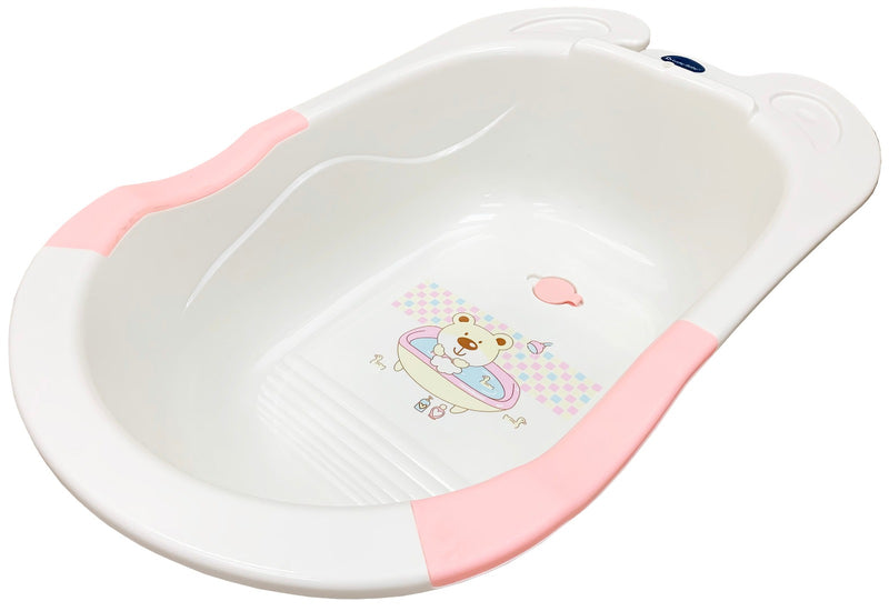 Lucky Baby Bubble Bath Tub 85(L)X51.3(W)X23.5(H) - Pink