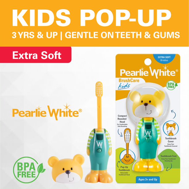 Pearlie White Pearlie White Kids Toothbrush - Bear