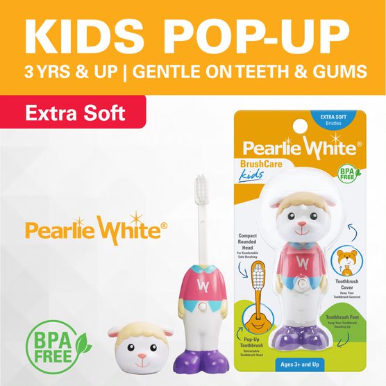 Pearlie White Kids Toothbrush - Sheep