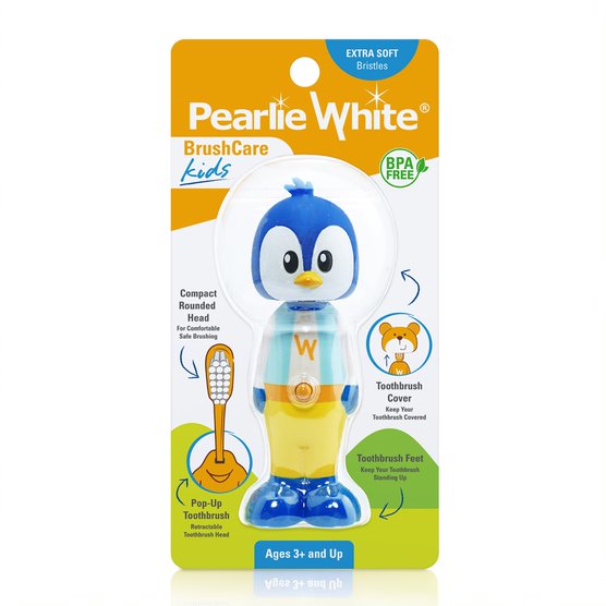 Pearlie White Kids Toothbrush - Penguin