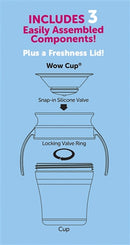 Wow Cup Juicy! Spill Free Drinking Cup 7oz - Purple/Pink - 9m+