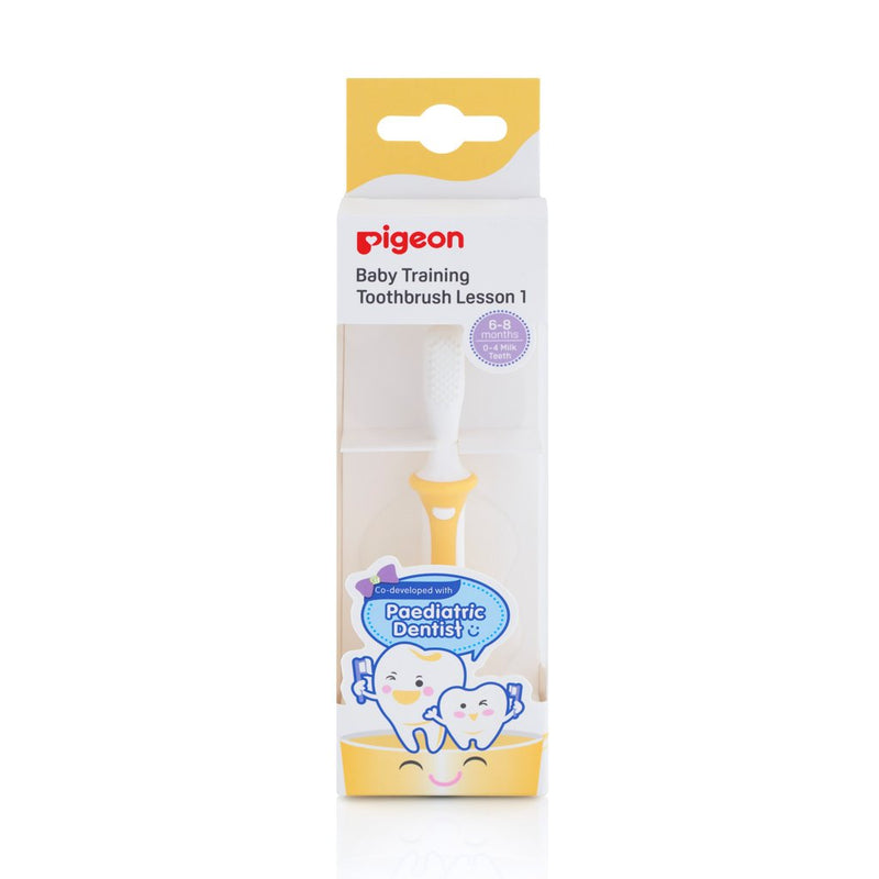 Pigeon Training Toothbrush Lesson 1 - Yellow (NEW)