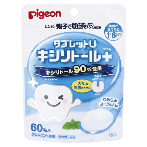 [2-Pack] Pigeon Dental Care Tablet Yogurt (60Pcs) -  Exp: 11/22