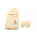 Owen 2pc Bathrobe & Slippers Set 100% cotton - 5 Designs