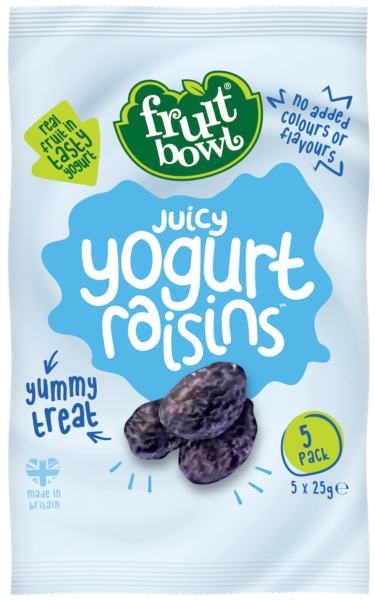 Fruit Bowl Yogurt Flakes - Raisins (5x25g)  Exp: